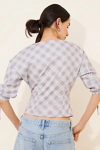 Motel Kadeka Puff-Sleeve Shirt