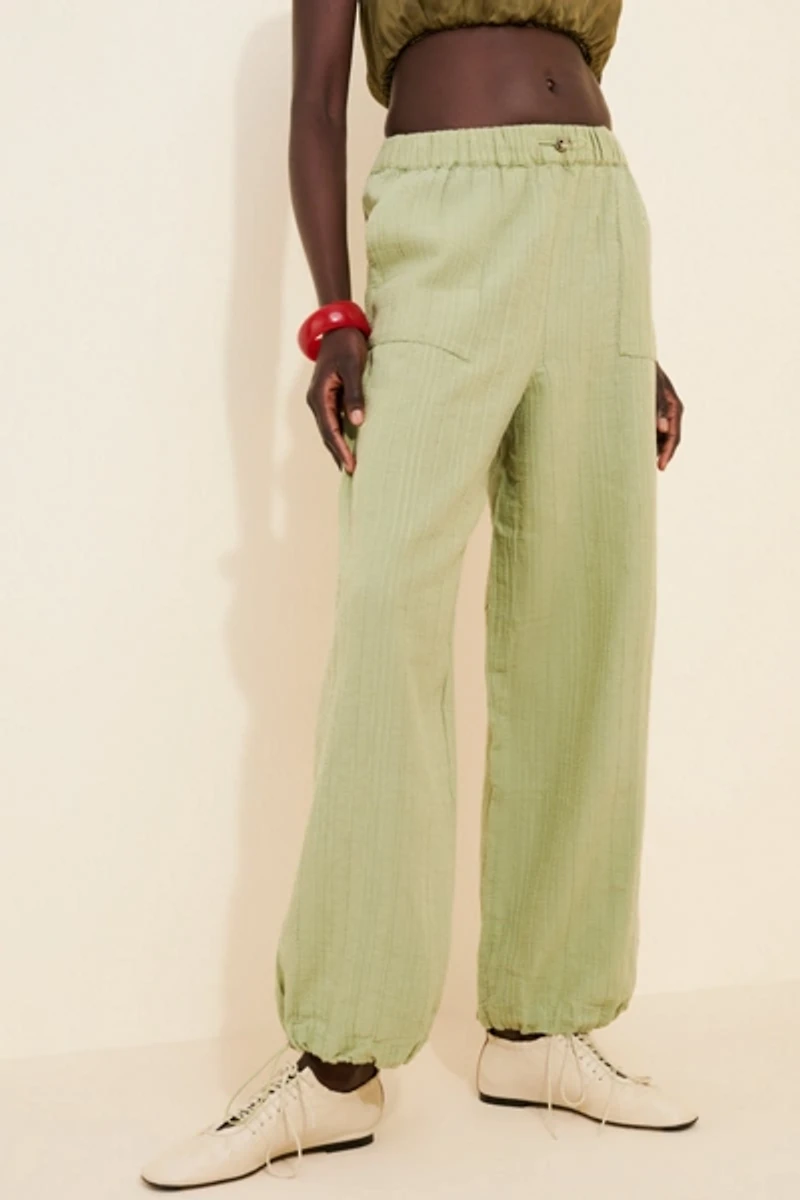 Dizzy Lizzy Elastic Waist Wide Leg Pants