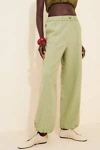 Dizzy Lizzy Elastic Waist Wide Leg Pants