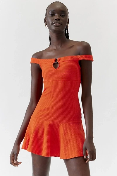 Sage Drop Waist Mini Dress