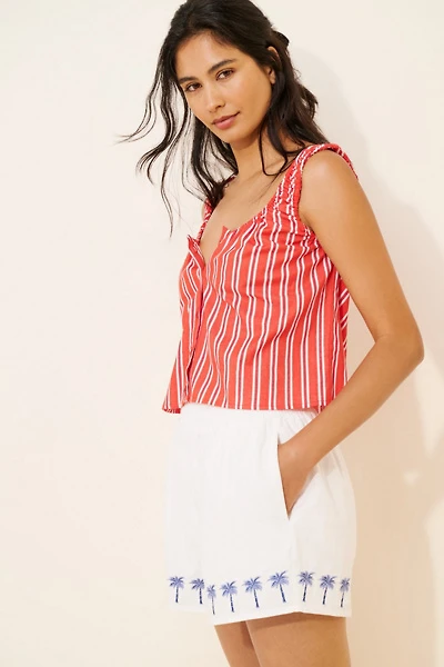 MinkPink Isadora Embroidered Shorts