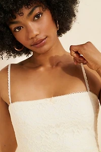 Nia Audrey Lace Mini Dress