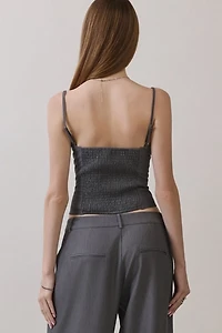 Personal Code Freya Neck Tie Cami Top