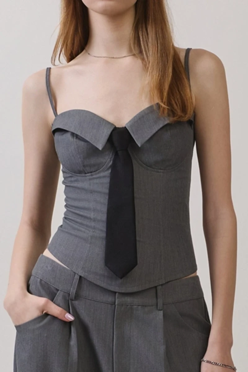 Personal Code Freya Neck Tie Cami Top