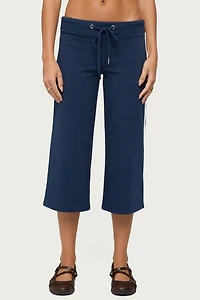 Edikted Zanele Side Stripe Capri Sweatpants