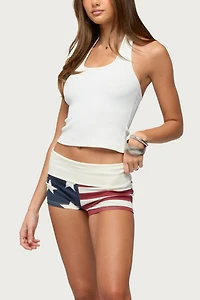 Edikted Usa Foldover Shorts