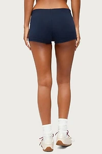 Edikted England Girl Micro Shorts
