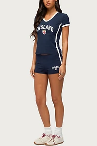 Edikted England Girl Micro Shorts