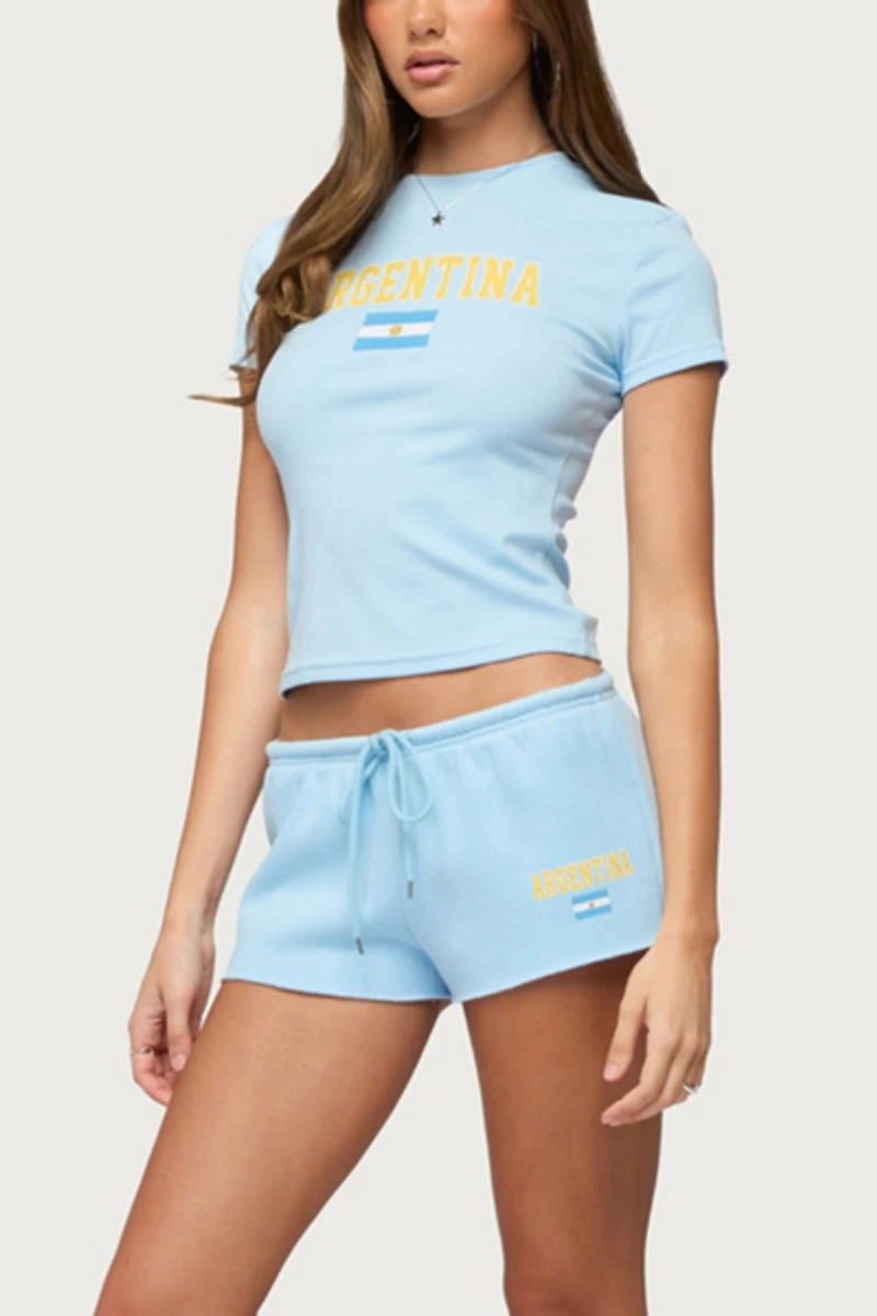 Edikted Argentina Low Rise Shorts