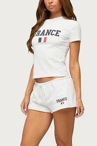 Edikted France Low Rise Micro Shorts