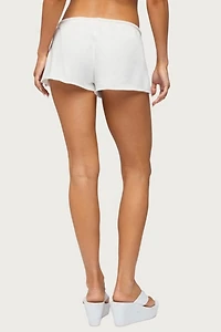 Edikted France Low Rise Micro Shorts