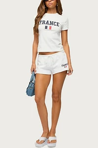 Edikted France Low Rise Micro Shorts
