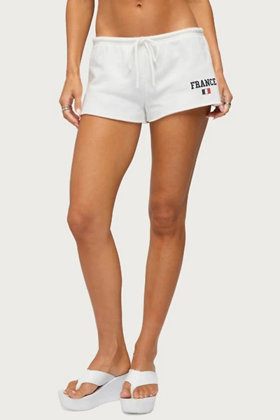 Edikted France Low Rise Micro Shorts