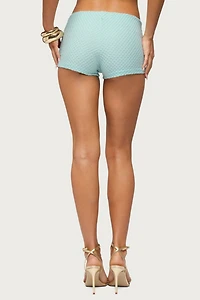 Edikted Atile Textured Micro Shorts