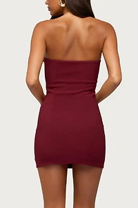 Edikted Sirena Strapless Cupped Mini Dress
