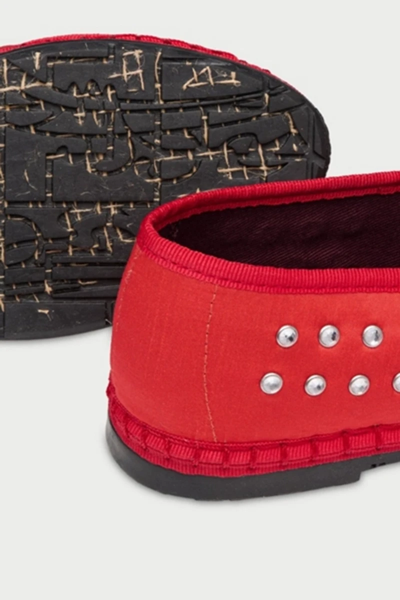 Flabelus Mae Silk Mary Janes