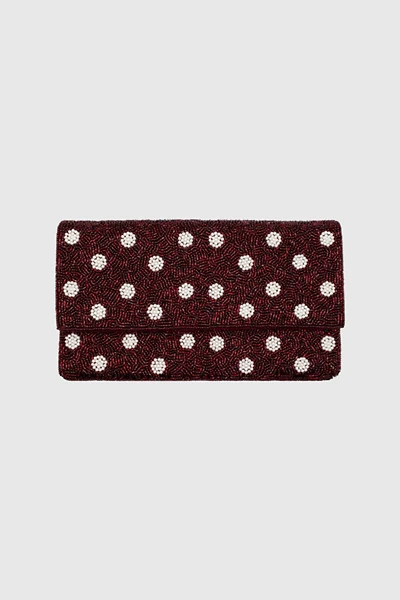 Pizzazz Beaded Crossbody Clutch