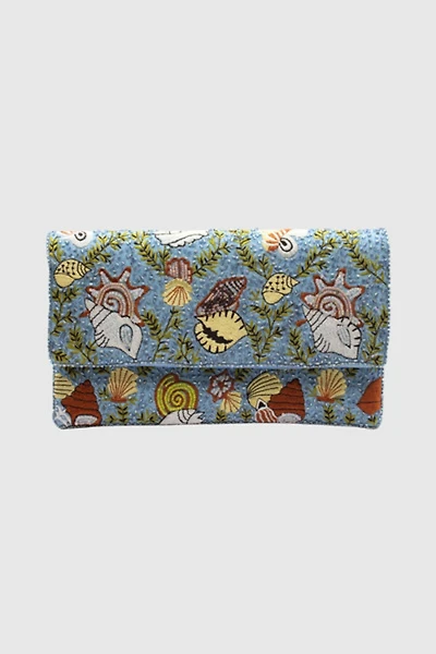 Pizzazz Beaded Crossbody Clutch