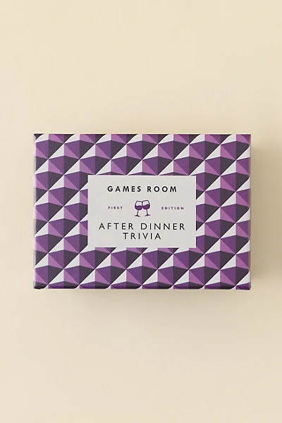 Chronicle Books Games Room After Dinner Trivia Game