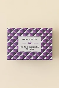 Chronicle Books Games Room After Dinner Trivia Game