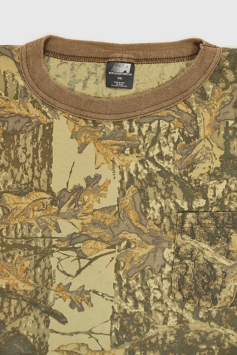 Vintage Tree Camo Long Sleeve Tee