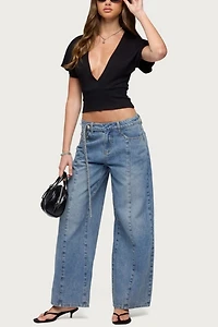 Edikted Mundy Deep V Neck Top