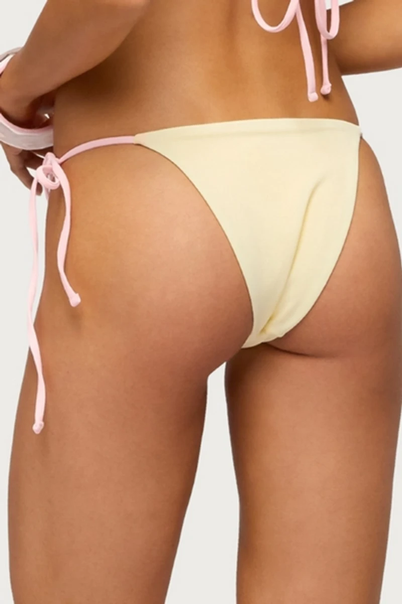 Edikted Tarah Beaded String Bikini Bottom