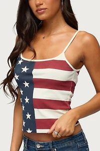 Edikted Usa Lover Tank Top