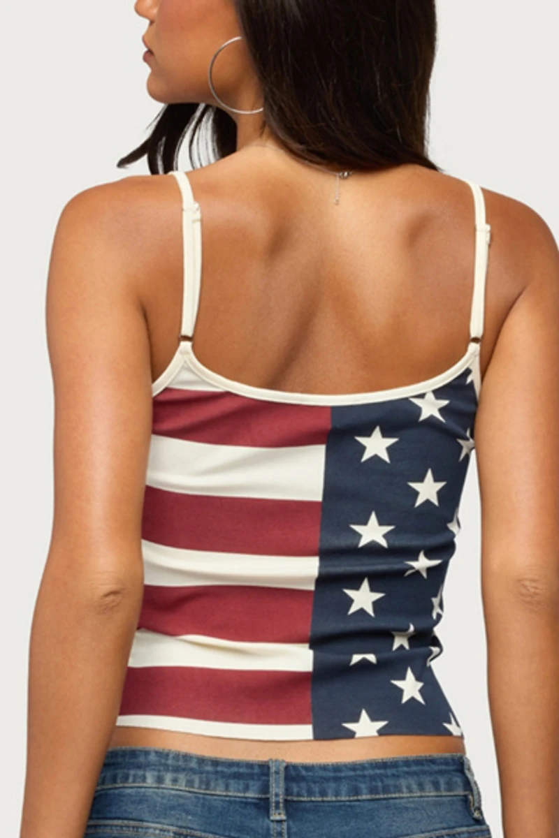 Edikted Usa Lover Tank Top