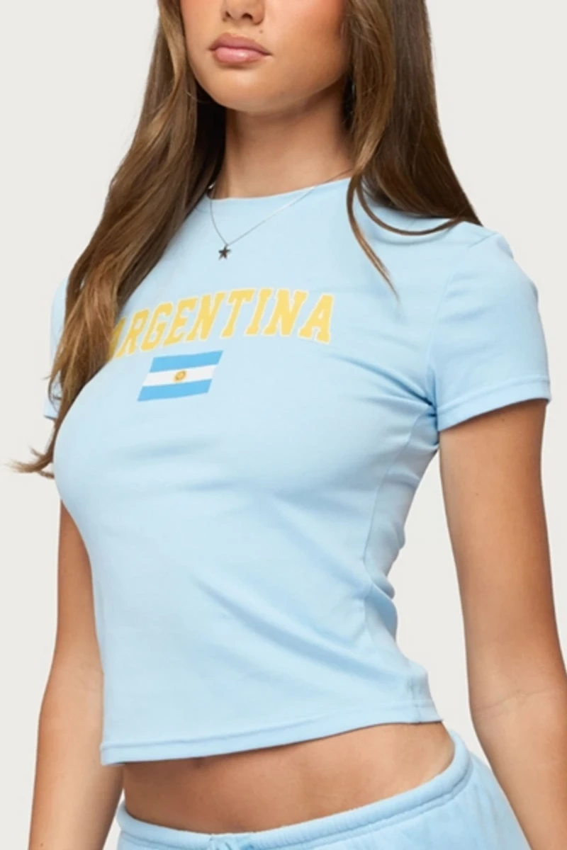 Edikted Argentina T Shirt