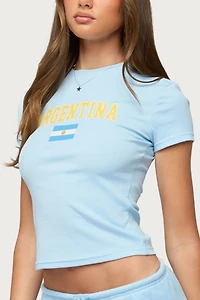 Edikted Argentina T Shirt