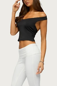 Edikted Xavier Off Shoulder Cutout Top