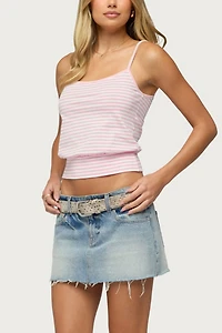 Edikted Hazelina Striped Tank Top