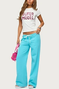Edikted Super Model Sequin T Shirt
