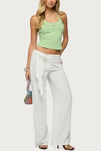 Edikted Jeannie Beaded Halter Top
