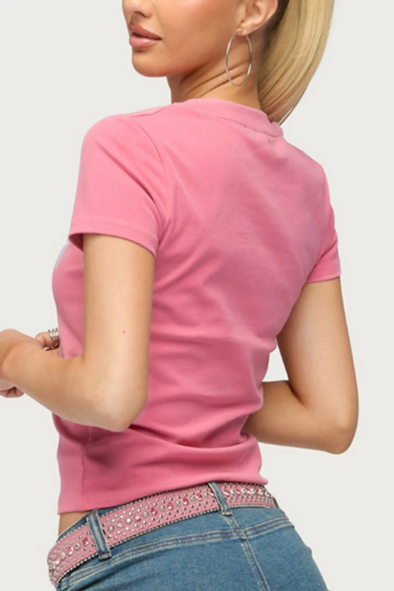 Edikted Blonde Moment T Shirt