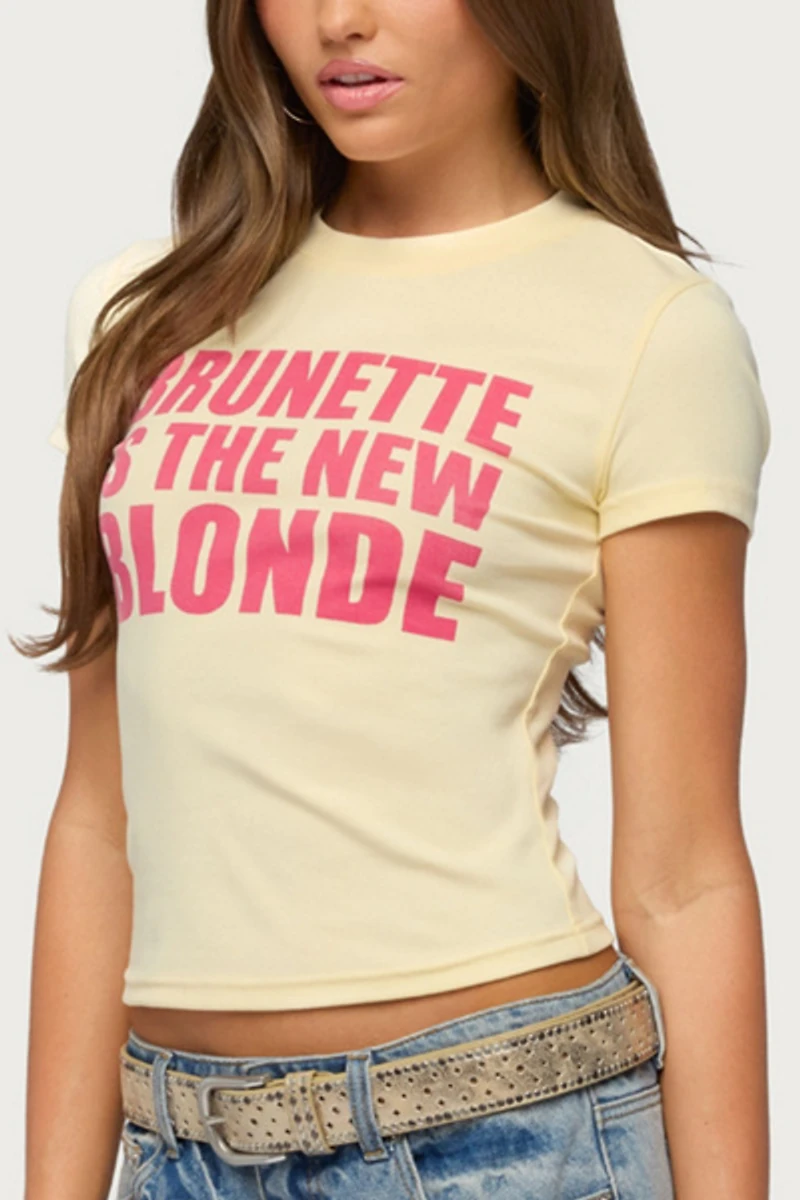 Edikted Brunette T Shirt