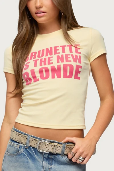 Edikted Brunette T Shirt