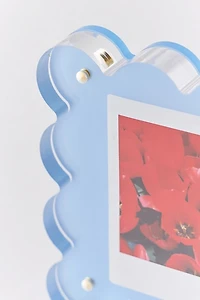 Tart By Taylor Scalloped Acrylic Mini Picture Frame