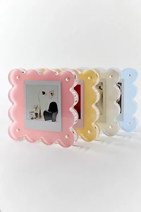 Tart By Taylor Scalloped Acrylic Mini Picture Frame