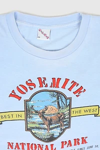 Vintage Cropped Yosemite National Park Tee