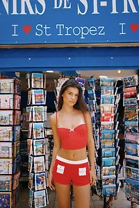 Dippin Daisys Chez Black Swim Shorts