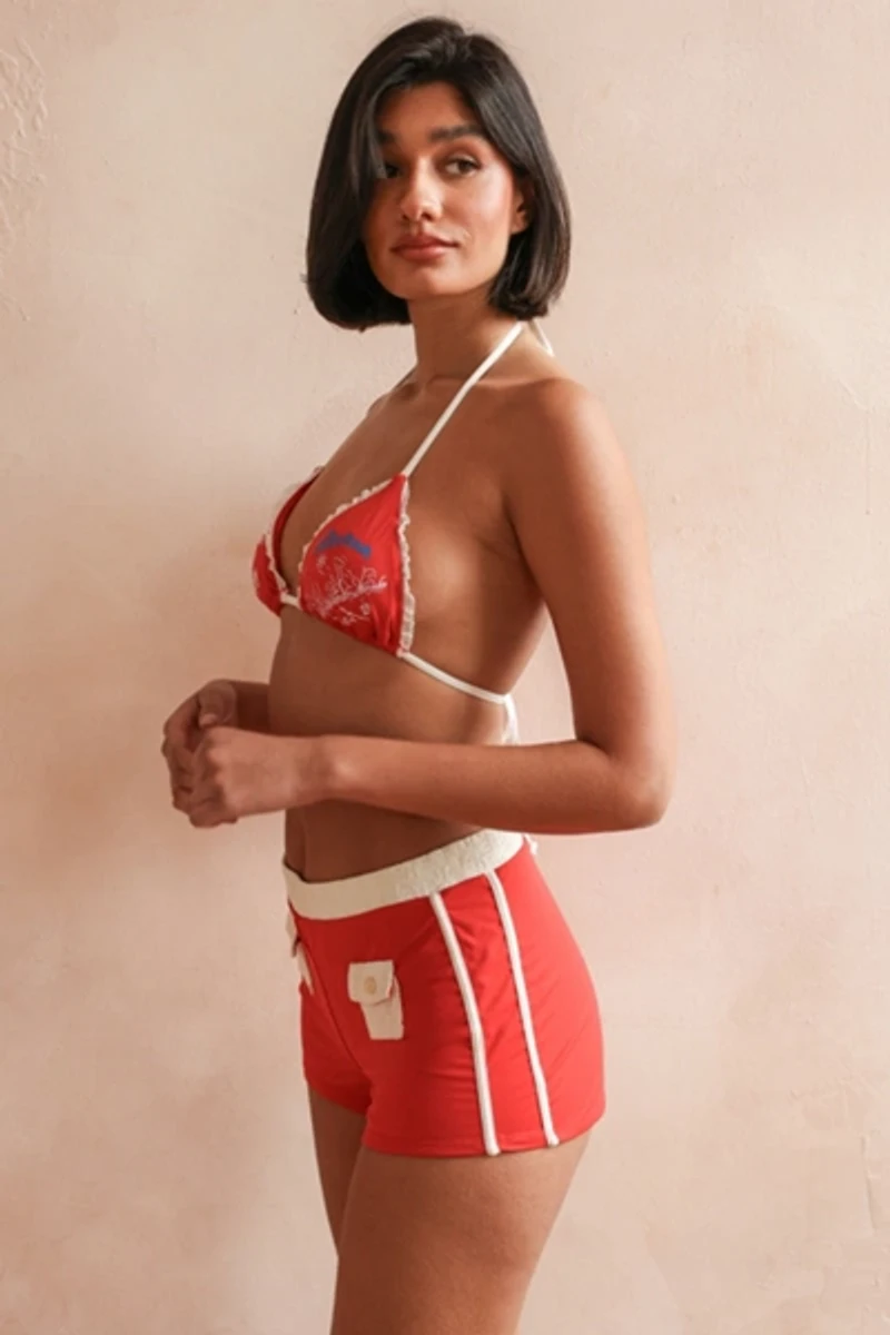 Dippin Daisys Chez Black Swim Shorts