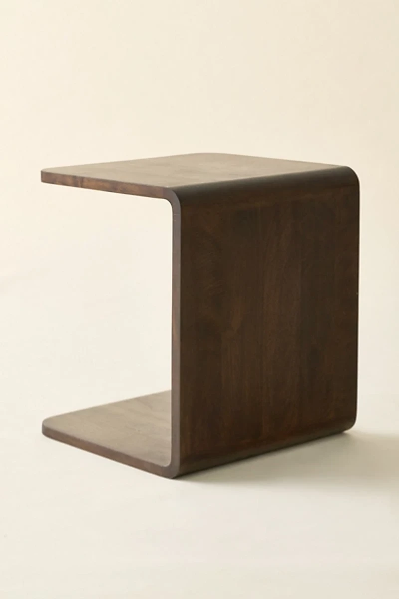 Carrie Wood C-Side Table