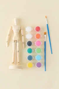 Block Design Paint & Pose Customizable Artist’s Mannequin Craft Kit
