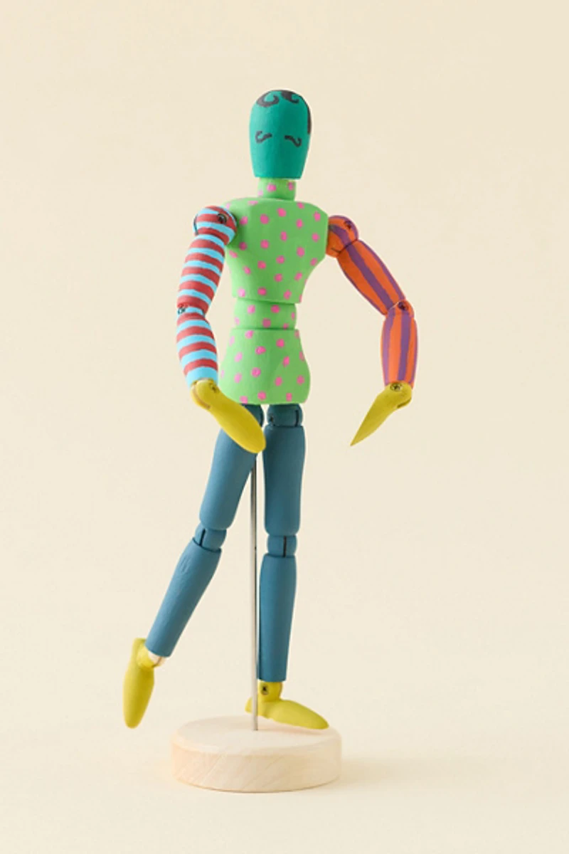 Block Design Paint & Pose Customizable Artist’s Mannequin Craft Kit