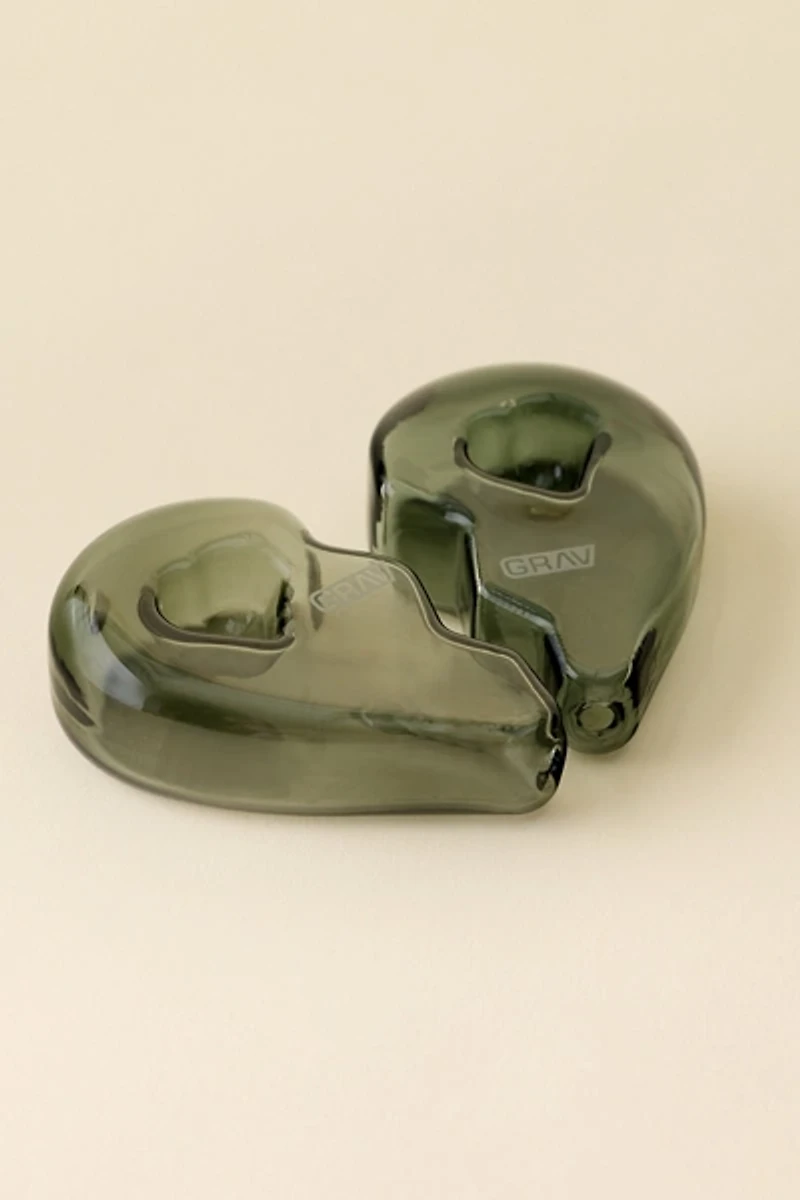 GRAV BFF Glass Heart Hand Pipe Set