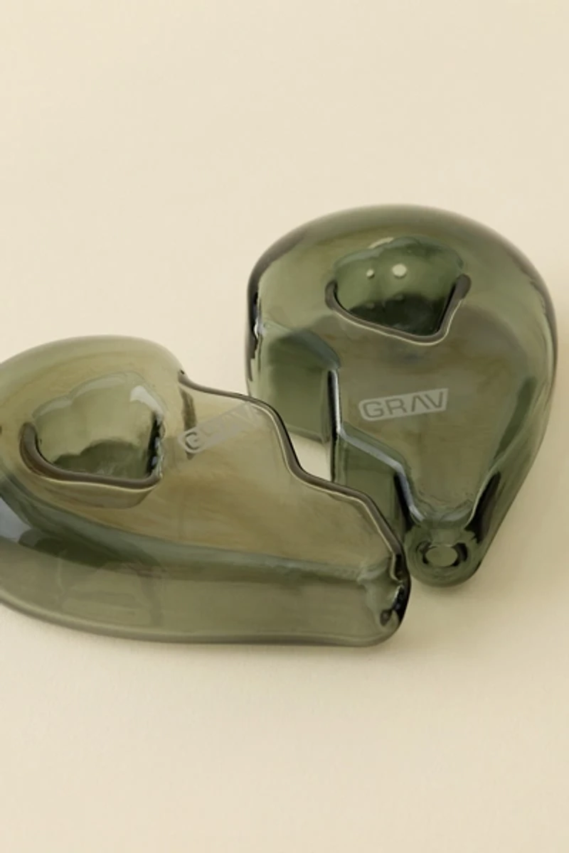 GRAV BFF Glass Heart Hand Pipe Set
