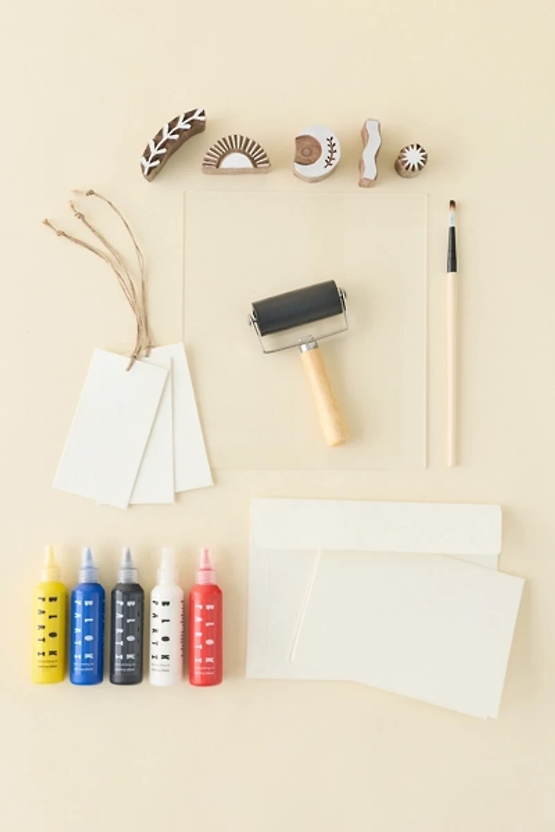 JOYN DIY Block Printing Stationery Set