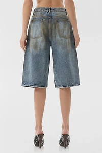 AFRM Derby Dusty Tint Low-Rise Baggy Jorts